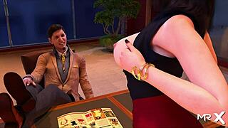 this hentai game has butt plug in mouth action with ass play