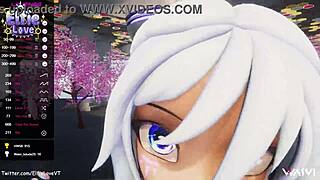 POV BLOW JOB FROM HENTAI VTUBER ELFIE LOVE 3D VRCHAT MMD
