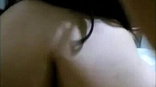 venezuelan teen bent over for deepthroat action