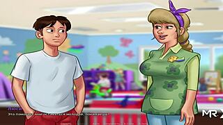 i-i saw the barn shaking in summertimesaga episode 2 36, big ass anime action