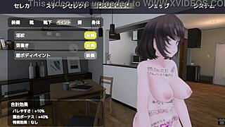 sereka-san exposes in naked coat outdoors without notice.