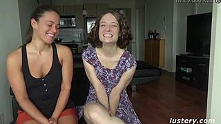 alyssa submitting in lustery 50, kissing and licking lesbian style