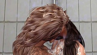 Pandy gets black interracial in prison hentai