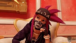 League of Legends K/DA Team Faces Wild Gangbang Action