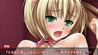 Oh, the pretty idol is prey in this hentai!