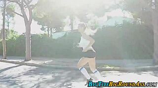 is that big tits babe bouncing so hard?