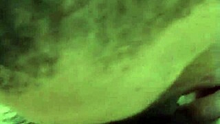 Sucking and taking the delivery guy's cum?