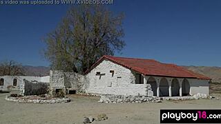 Playboy Model Chelsie Aryn Gets Nude In The Desert Outdoor