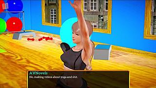 my new family episode 396 in a homemade game with blonde characters