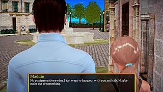 my new family episode 396 in a homemade game with blonde characters