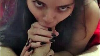 white moon blowjob warms up the cold