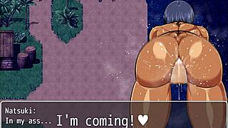 Tanned Natsuki in Hentai Game Ep 32 Goes Raw