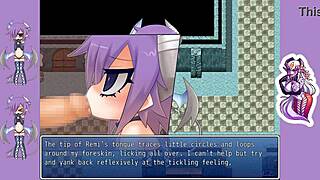 I'm playing MGQ Paradox and watching Remi scenes with blowjobs and monster cocks