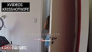 Receiving the delivery guy so freely, check out more like this on red and sheer 😏