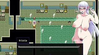 Kris Bound In Bondage With Toys In Hentai Game