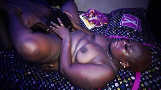 Serious date in africa with a shaved beauty