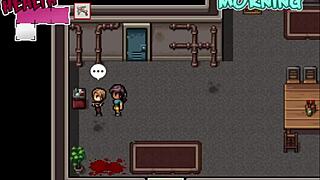 Experience the Thrill of Watching Porn with Big-Titted MILF in Hentai Zombie Retreat Part 5