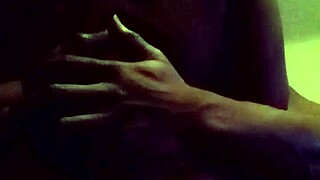 couple enjoys wet riding session