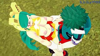 Shino Sosaki, Tomoko Shiretoko, Izuku Midoriya Intense Creampie Sex!