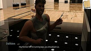 john stands up for his sexy coach in erotic hentai