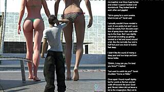 Detailed 3D cartoon hentai sex scene in episode 8 with small gestures