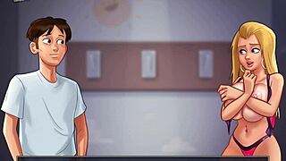 In the summertime saga episode 220, a homemade adventure unfolds with amateur participants exploring everyday scenarios in a relaxed setting.