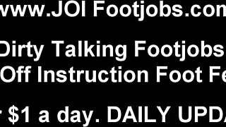 I want your cock between my feet for sucking