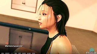 Rebecca gets wet in AOA Academy