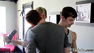 Free Gay Sex Videos: 18 Hung Emo Guys with Pool Cues and Balls Ready 😏