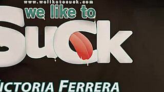 damn, victoria just can't stop sucking cock!