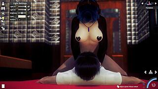 creating busty 3d character for porn game fucking