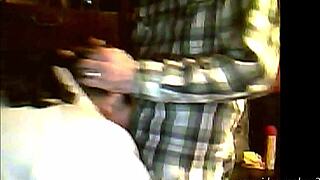 an amateur teen gets her mouth fucked hard by a fat guy in a casual homemade scene