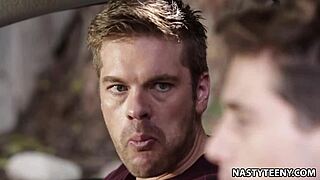 Slutty Teen Lily Jordan Bangs Boyfriend’s Pal! 😈