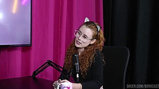 Brazilian Redhead's Pussy Licked Until Wet.