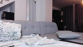 Pregnant Gabriela Shows Off Her Curves on Webcam in Steamy Session