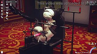 Anime 2B Nier Automata Unleashes Wild Hentai Action in Stunning Fantasy Scenes