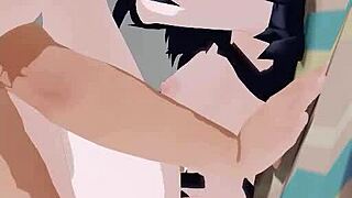 kazusa beast in 3d cartoon hentai anime adventure