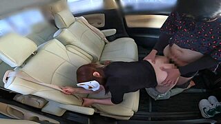 Feeling so connected, making love in the car before heading out with my husband.