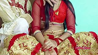 Close up and personal homemade video of love marriage’s special night