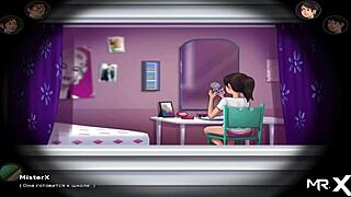 mature rides huge cock in summertime saga e2 8