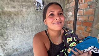 Wow! Neighbor Washes Clothes Then Gives Me Blowjob and Sex!