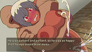 I can't believe that elf slut in the hentai game ntr rice part 3 is geting fucked at work like that