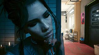 Panam and Laguna Bend scene in Cyberpunk 2077 with ultra settings