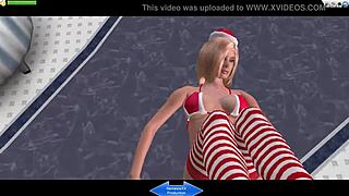 3D animated hentai session on a plane