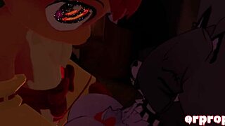 vrchat luna gets gang fucked by cartoon hentai group