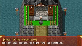 battle shrine maiden honoka part 4 with blowjob and fingering