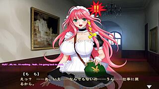 want to see maid-san with big tits in this hentai game scene?