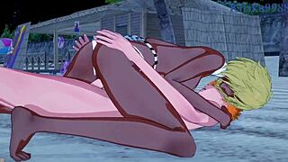 Nel, Nelliel, Tier Harribel, and Ichigo Kurosaki Engage in Intense Sex in Bleach Hentai