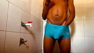 bathing while step sister fucks next room, oh man 😏