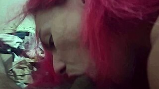 trans sucking my big dick so deliciously, watch closely